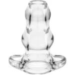 Perfect Fit Brand Double Tunnel Plug Medium Clear