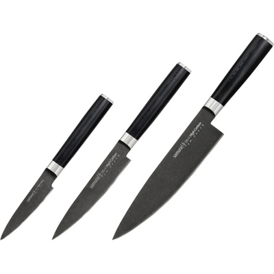 Samura MO-V Stonewash sada kuchynských nožov 3 ks