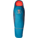 TROLLKIDS Детски спален чувал Trollkids Kid's Little Fjell Dreamer Kids' sleeping bag - Atlantic Blue / Dark Navy / Glow Orange - размер 110-145 x 58 x 38 cm (516-0244-0111) Спален чувал
