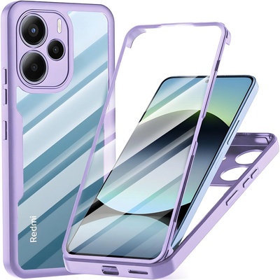 Techsuit Калъф Techsuit ColorVerse + защитно фолио за Xiaomi Redmi Note 14 4G - Лилав KP37017 (37017)