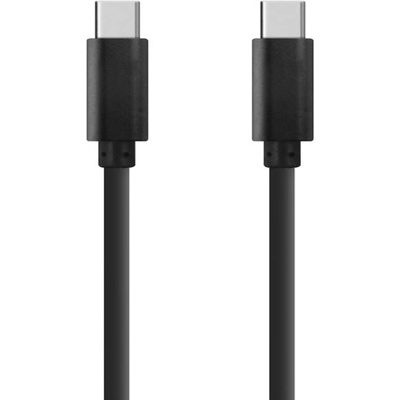 DeTech Кабел USB DeTech, от USB Type-C 2.0 към USB Type-C, 1m, черен (df14965)
