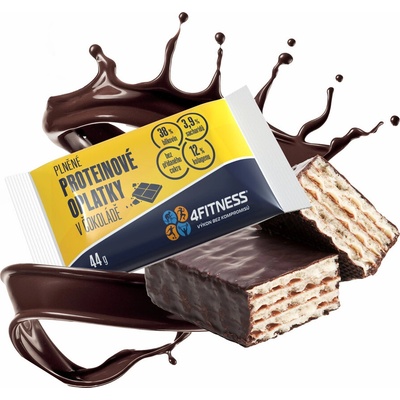4Fitness Proteinová vafle v čokoládové polevě 38 % proteinu 38 g – Zboží Dáma