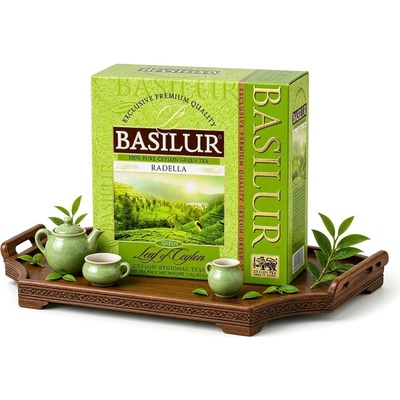 Basilur porce Radella green 100 x 1,5 g