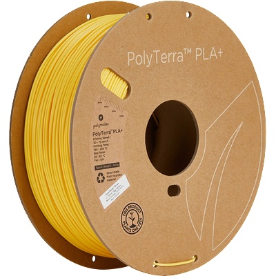 Polymaker PolyTerra PLA+ Yellow - 1, 75 mm / 1000 g (PA05001)