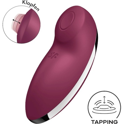 Satisfyer Tap & Climax 2 a dráždidlo klitorisu 2v1