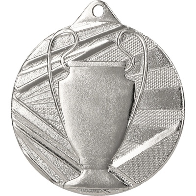 Designová kovová medaile Trofej Stříbro 5 cm
