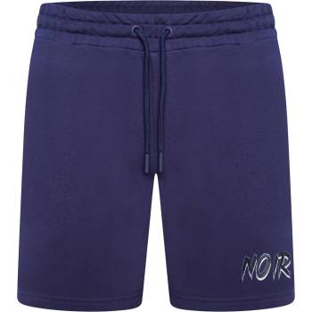 Societe Noir Поларени къси панталони Societe Noir Men's Scribble Fleece Jogger Shorts - Navy