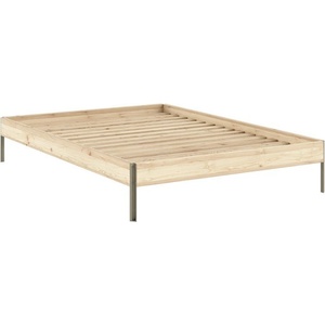 Karup Design Двойно легло 160x200 cm от масивен бор без табла с включена подматрачна рамка в естествен цвят Core - Karup Design (120210016020010)