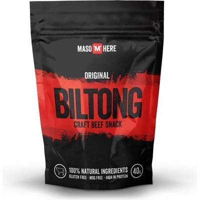 Maso Here Hovädzí Biltong Originál 40 g