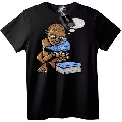 NOONEBRAND Тениска Gollum's Sneaker Мое съкровище - 2XL, Black