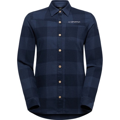 La Sportiva RAMBLER FLANNEL SHIRT WOMEN modrá