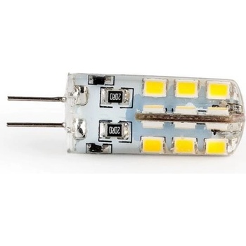 Ledspace LED žárovka 3,2W 24xSMD2835 G4 360lm 12V DC STUDENÁ silikon