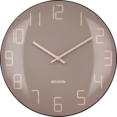 NeXtime Стенен часовник Shade розов (3299RZ)