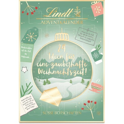 Lindt Sladké poselství adventní kalendář - 135 g
