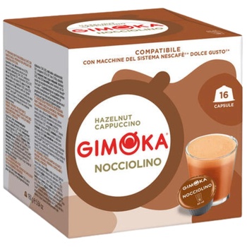 Gimoka Кафе капсули Gimoka Nocciolino Dolce Gusto, 16 бр