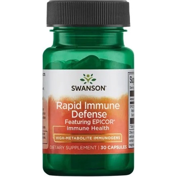 Swanson Rapid Immune Defense, Featuring Epicor, 30 капсули, Swanson (SWU368)