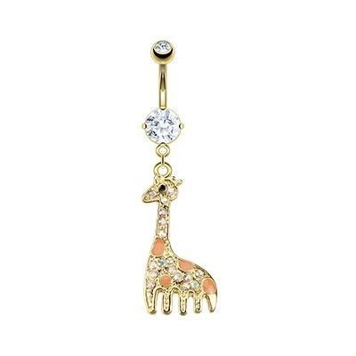 Marre piercing do pupíku žirafa HWGDPN12440