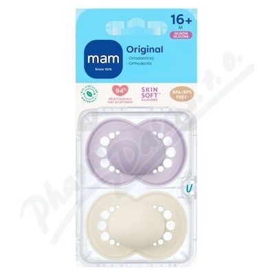 Mam Original cumlík Purple/ Beige 2 ks