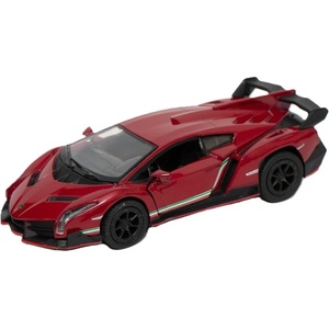 Kinsmart Метална количка Kinsmart - Lamborghini Veneno, 1: 36, бордо (57129)