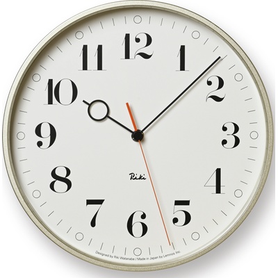 Lemnos Стенен часовник Riki Ring 25 см бял (WR20-05 WH)