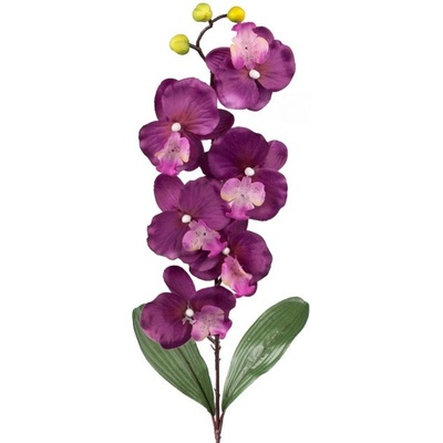 Umelá orchidea saténová L160-08