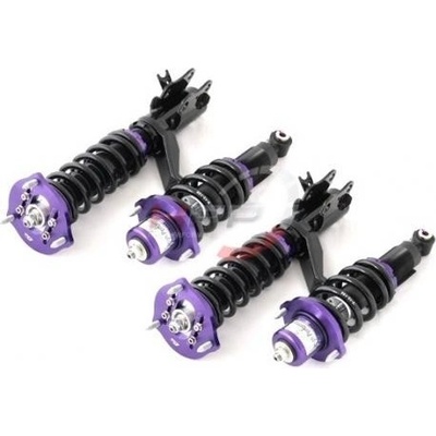 D2 Racing Kompletní výškově a tuhostně stavitelný podvozek série Street pro Škoda Octavia 5E sedan 2WD průměr tlumiče 50mm, vzadu torzní tyč (13-)