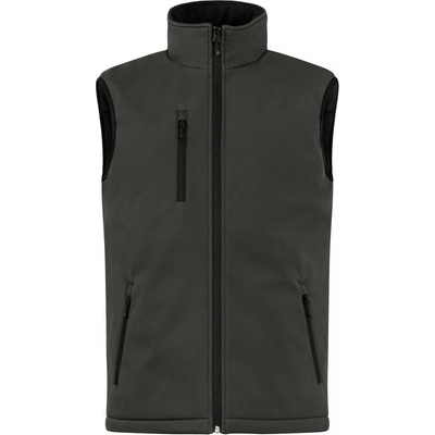 Clique vesta Padded Softshell Vest Men, pánská COT67095867001-dark grey Šedá tmavá