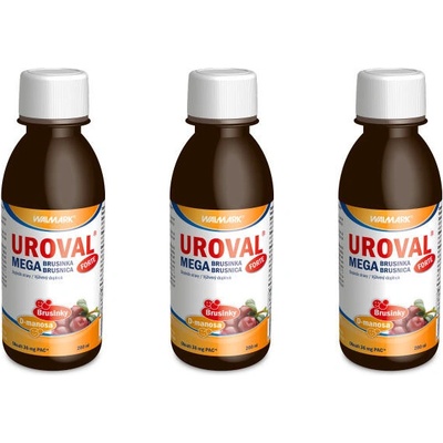 Walmark Uroval megabrusinky sirup forte 3 x 200 ml
