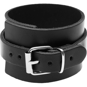 Black & metal гривна с една каишка 1 - bwz-704