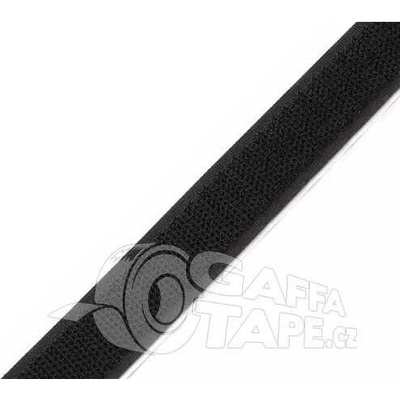 Suchý zip HÁČEK samolepicí, šíře 20 mm černý, 1m
