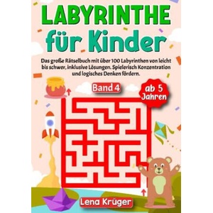 Labyrinthe für Kinder ab 5 Jahren - Band 4 | Lena Krüger (2024)