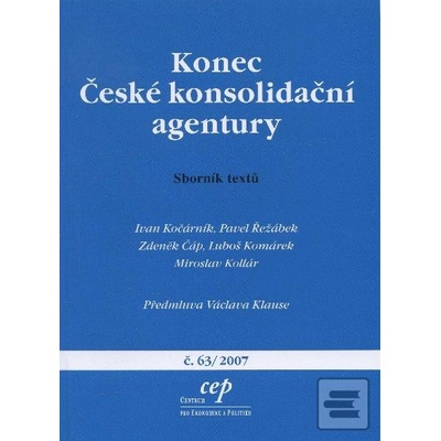 Konec České konsolidační agentury