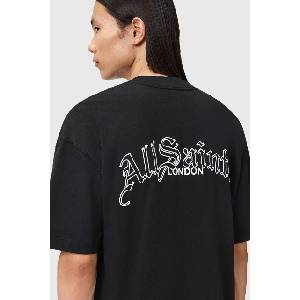 AllSaints Памучна тениска DESCENT (M044PD)