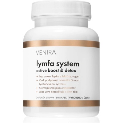 VENIRA lymfa system, active boost & detox, 80 kapslí – Zboží Mobilmania