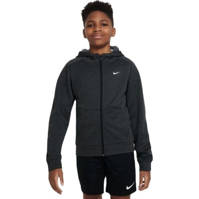 Nike Блуза за момчета Nike Therma-FIT Multi+ Full-Zip Training Hoodie - Черен