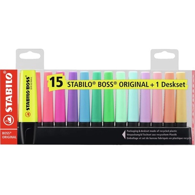 Stabilo Boss Original 7015-01-5 15 ks