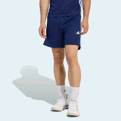 adidas 3S pánske fitness šortky modré