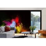 DIMEX ART Самозалепваща се флизелинова фототапета абстрактен цветен прах 375 x 250 см