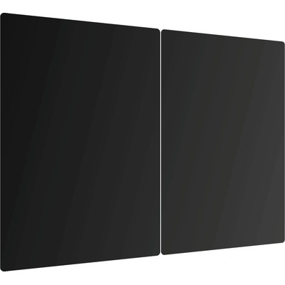 Allboards,Skleněná kuchyňská deska ČERNÁ 60x52cm - krájecí deska - ochranná deska,HC52x30_00014