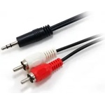 Equip Cable - 14709207 (Аудиокабел, 3, 5 mm жак - 2xRCA, apa/apa, 2, 5 m) (14709207)