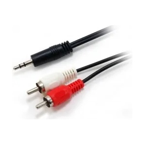 Equip Cable - 14709207 (Аудиокабел, 3, 5 mm жак - 2xRCA, apa/apa, 2, 5 m) (14709207)