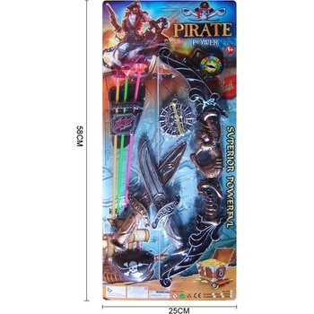 Image 1 of Armtoys ДЕТСКИ ПИРАТСКИ КОМПЛЕКТ ЛЪК С 2 НОЖА НА КАРТОН