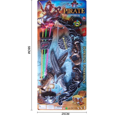 Armtoys ДЕТСКИ ПИРАТСКИ КОМПЛЕКТ ЛЪК С 2 НОЖА НА КАРТОН