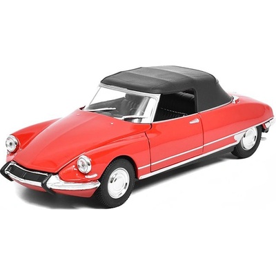 Welly Model auta Citroën DS 19 Cabriolet Convertible červená 1:24