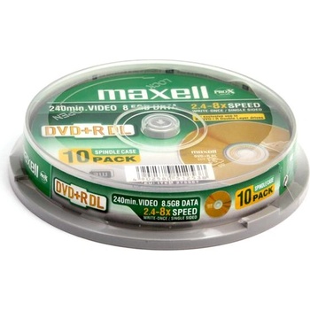 Maxell DVD+R 8,5GB 8x, 10ks