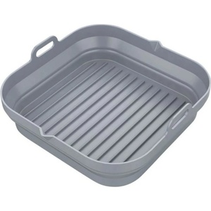 Klausberg Комплект 2 бр. правоъгълни силиконови форми за Airfryer Klausberg KB 7790, 21х20.3 см, До 230C, Без BPA, Сив (9999KB7790) - topmall