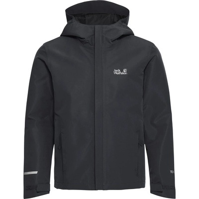 Jack Wolfskin Детско водоустойчиво яке Jack Wolfskin Kid's Haze 2L Jacket Waterproof jacket - Phantom - размер 128 (EU) (703-6906-0113)