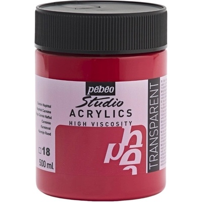 Pébéo Studio Fine АКРИЛНА боя Naphtol Carmine 500 ml 1 бр (171018)