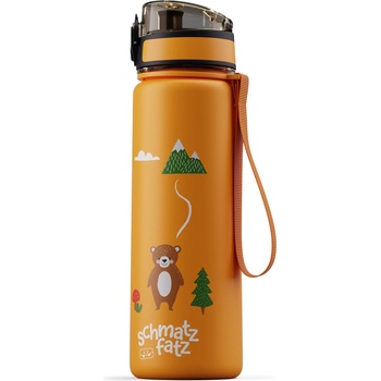 Klarstein schmatzfatz, бутилка за пиене, спортна бутилка, 500 мл, 24 см, тритан (SMF5-OrangeFor-500ml) (SMF5-OrangeFor-500ml)
