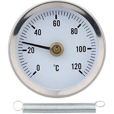 PRECiman 0-120°C O65 mm Контактен термометър за монтаж на тръба (ROS17002)